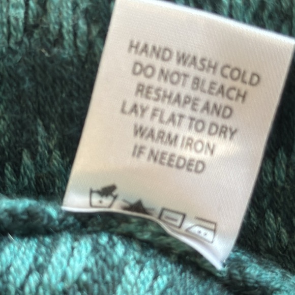 Appleseed’s Green Nordic Inspired Soft Zip Front Cardigan Size Medium - Picture 11 of 13